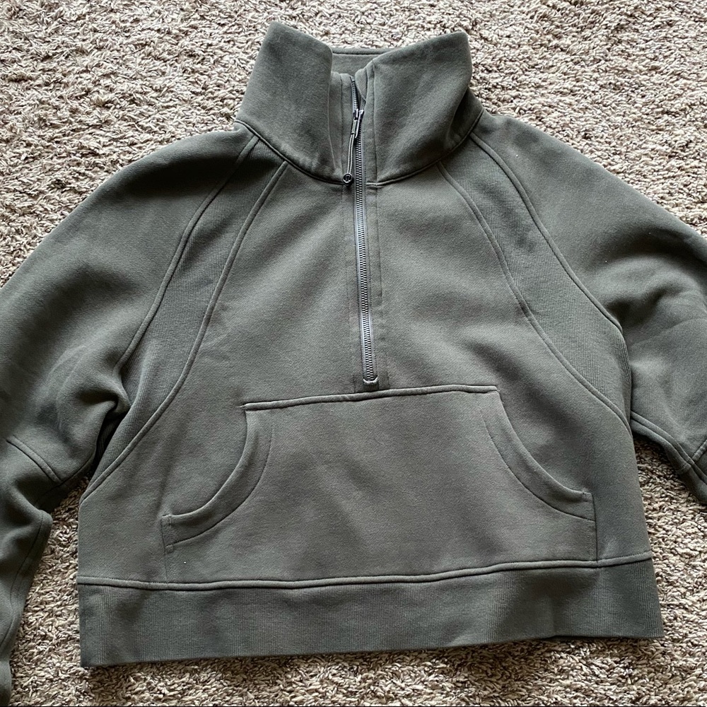 Lululemon Scuba Funnel Neck - carob brown